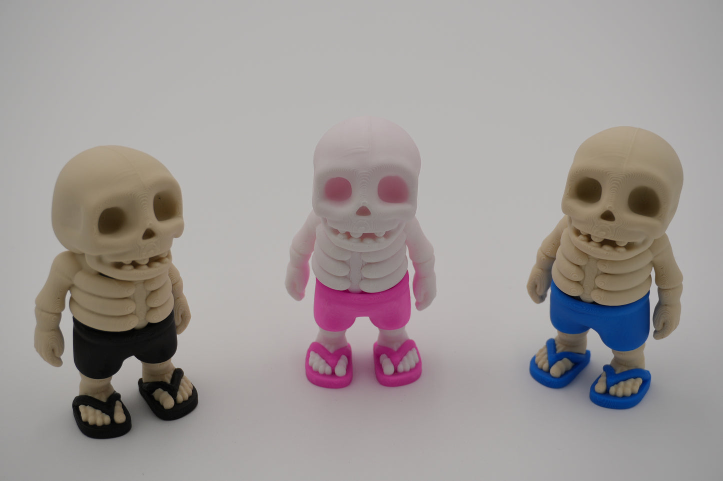 Articulating 3D Printed Summer Skeleton