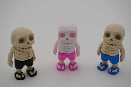 Articulating 3D Printed Summer Skeleton