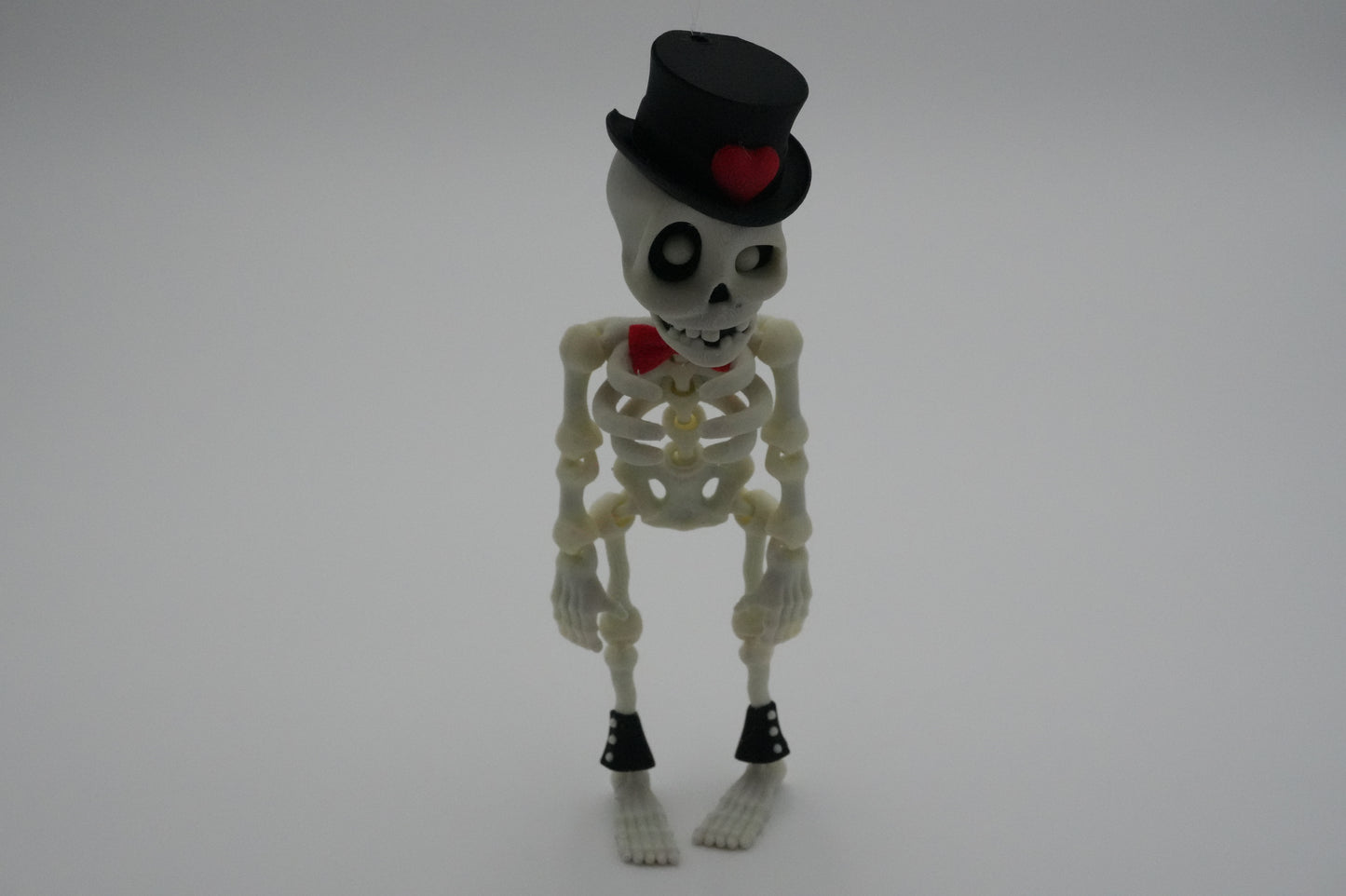 Articulating 3D Printed Top Hat Skeleton