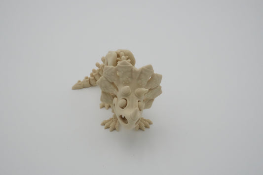 Articulating 3D Printed Skeleton Triceratops