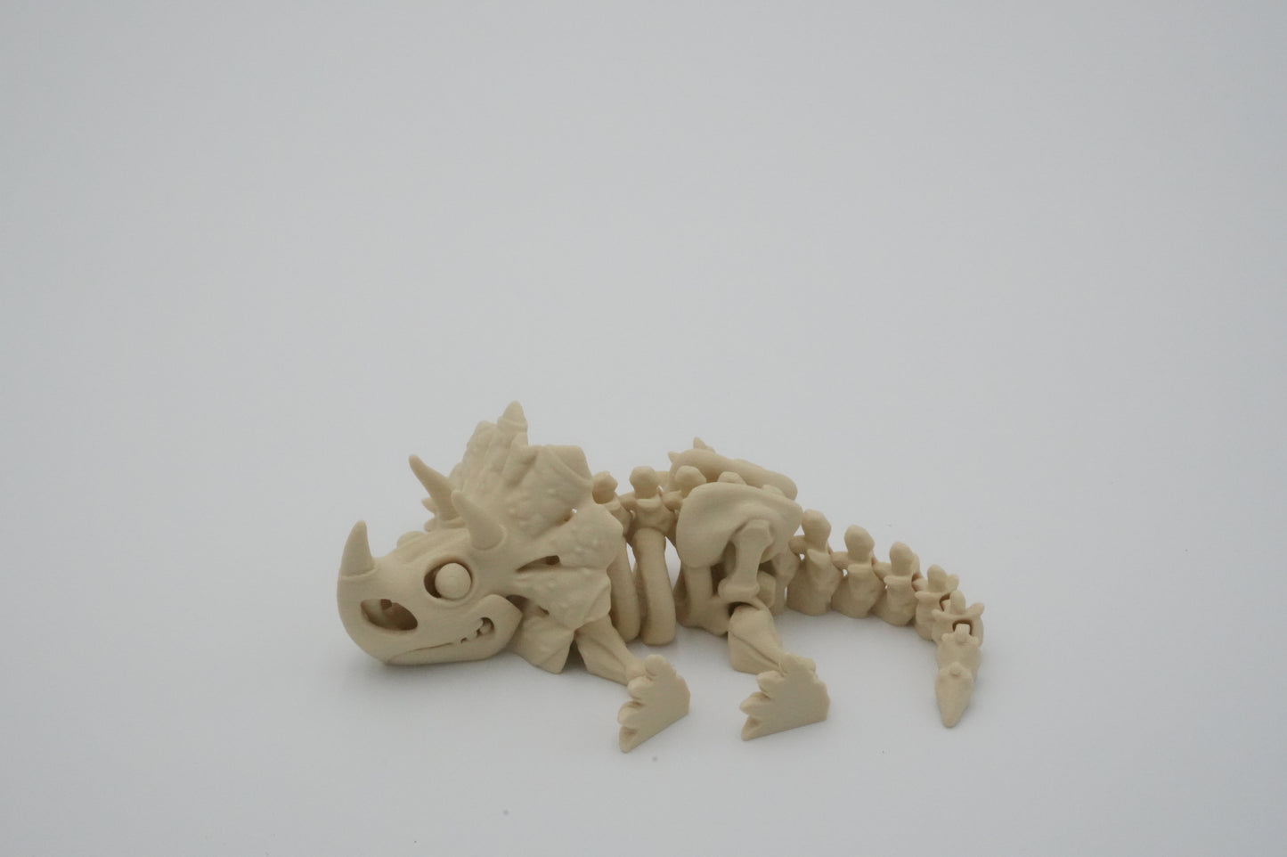 Articulating 3D Printed Skeleton Triceratops