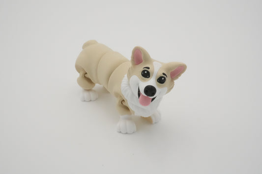 Articulating 3D Printed Corgi