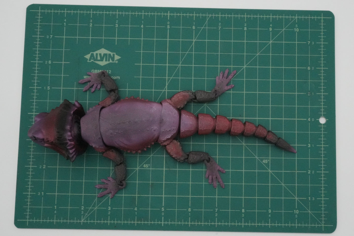 Articulating 3D Printed Bearded Dragon